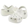 Crocs Pearl Lace Cloud Hole Shoes Women's White