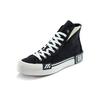 Mizuno Court S Classic Versatile Slip-Resistant Durable Breathable Lightweight High-Top Canvas Shoes Unisex Sneakers Black D1GH203204