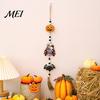 Entrance Door Hanging Sign Halloween Beaded Sign, Witch Pumpkin Bat Pendant Garland for Indoor Outdoor Party Ornaments Door, Spooky Festive Home Decor