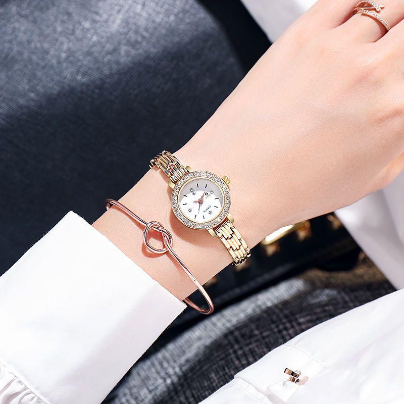 Bracelet Watch Fashion Rhinestone Belt Diamond Watch Girl Women S Watch Lady Steel Belt Girl Girlfriend Quartz Watch