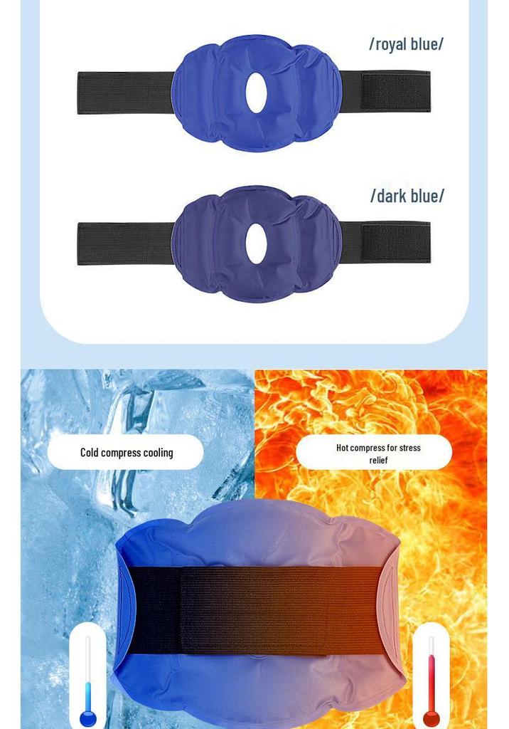 Knee Support Gel Pack - Reusable Hot/Cold Ice Wrap