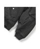 Etce Washed Hood Flap Bomber (Charcoal)