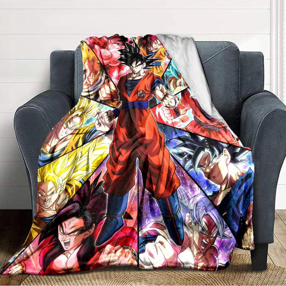 1pc Dragon Ball3 Blanket, Gift, for Men and Women, Soft Blanket, Good for Sofa Bed Couch Travel, Lightweight Flannel Blanket