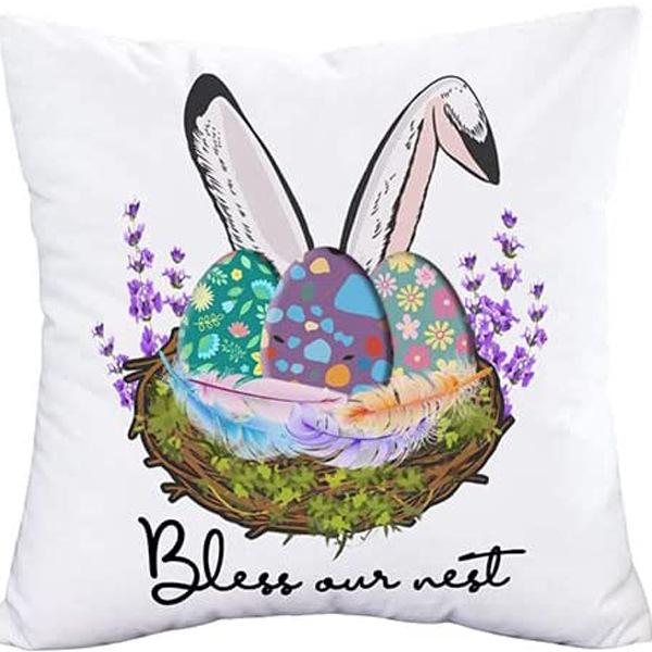 Nordic Cartoon Animal Pillow Cover Cute Printed Linen Pillow Home Ornament Sofa Car Premium Durable Quality Useful