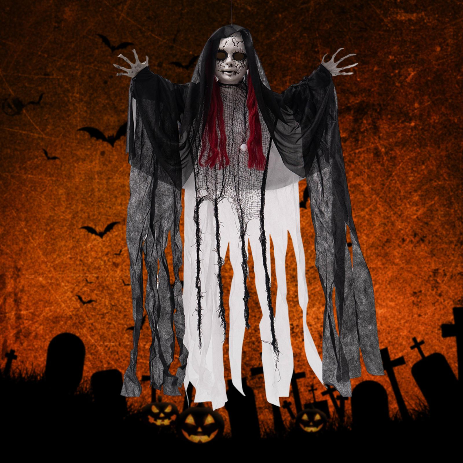 

Электрический Хэллоуин Ужас Подвешенная Женщина Жуткий Реквизит Высота 102см для Жуткого Развлечения