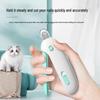 Gravity Push Adjustable Pet Nail Clippers for Cats & Small Animals - Beginner-Friendly Scissors with Round Hole Design