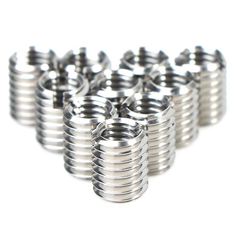 10Pcs Stainless Steel Thread Adapters Convert M8 8Mm Male To M6 6Mm Female