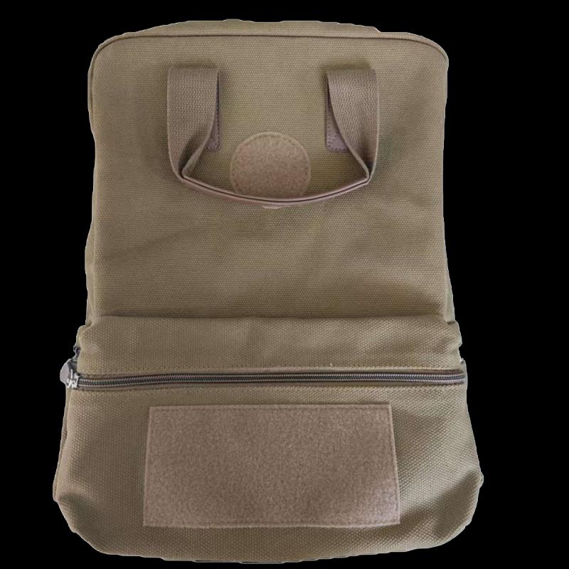 Yishunda Thick Canvas Large Capacity Backpack