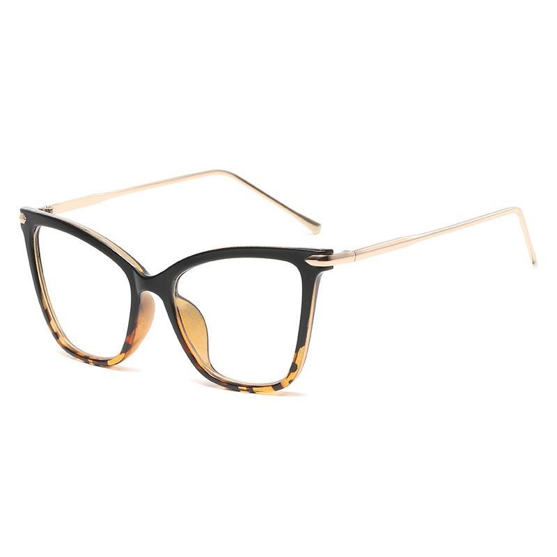 Xiaomi Women Cat Eye Anti Blue Light Glasses PC Metal Frame Zero Power Decor Eyeglasses for Office Daily Computer Wear