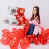 Valentine's Day Balloon Set ILOVEYOU Heart hugging Bear Aluminum Film Balloon Used for Valentine's Day Party Decoration Wedding