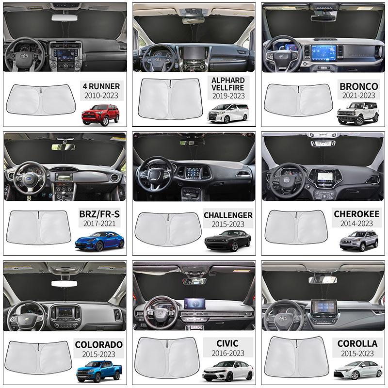 Custom Car Windshield Sun Shade: Anti-Heat, Light-Blocking Interior Sun Visor