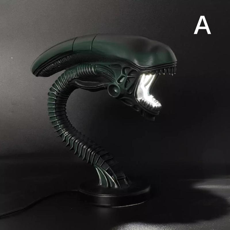 Unique Alien Creature Lamp Stand, Bedroom Home Decorative Lamps, Resin Decoration Items And Ornaments, Two Styles Optional,1Pc
