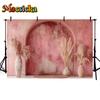 Mocsicka Photography Background Wedding Maternity Adult Kids Art Portrait Decor Vintage Bohe Red Arch Wall Backdrop Photo Studio
