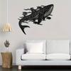 1pc Whale Shark Metal Wall Art Coastal Ocean Home Decor Decorative Item Scene Themed Party Decoration Housewarming Birthday Gift