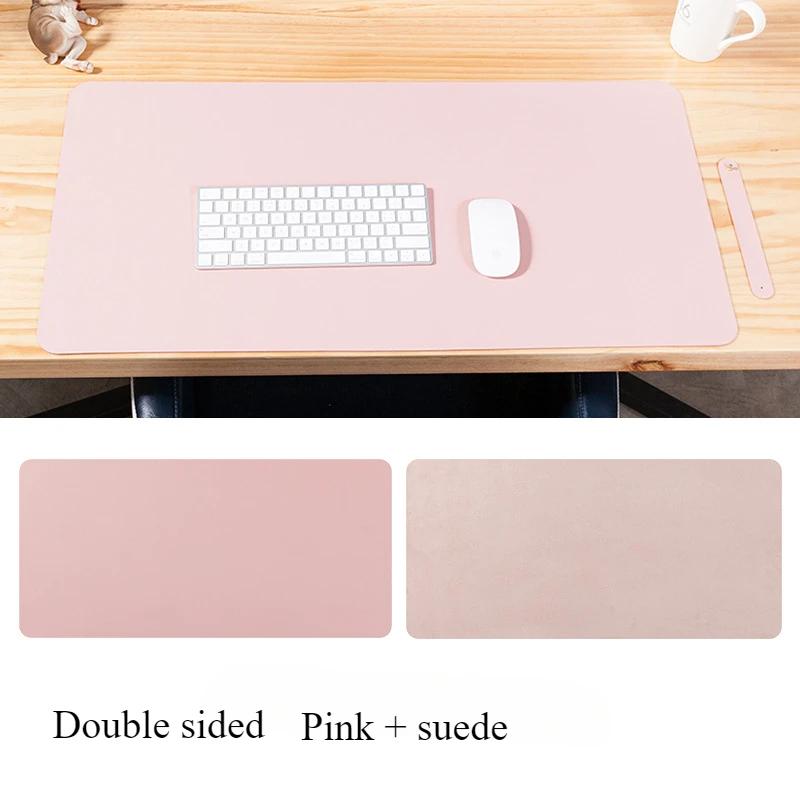 1 Pezzo Grande Misura 60*30mm Tappetino Protettore Scrivania Ufficio Pelle PU Impermeabile Mousepad Tastiera Desktop Tappetino Scrivania Mousepad da Gioco
