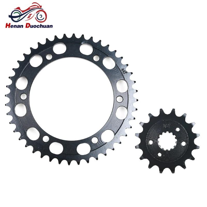 525 16T Front 44T Rear Sprocket Gear for Honda NT400 J BROS 400 NT400J NT400K NT650K NT650 K Hawk GT NT 400 650 Staring Wheels