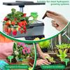 50Pcs Hydroponics Seed Starter Grow Sponges Seedling Starter Plugs Kit with Plant Labels Tweezer Replacement Root Garden Plantin