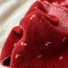 Korean Style Ladies Wool Scarf Retro Winter Scarf Versatile Knitted Scarf
