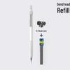 Professional Metal Mechanical Pencil, 0.5/0.7mm, Low Center Gravity, Weighted Feel, Continuous Lead Feed for Drawing & Painting.