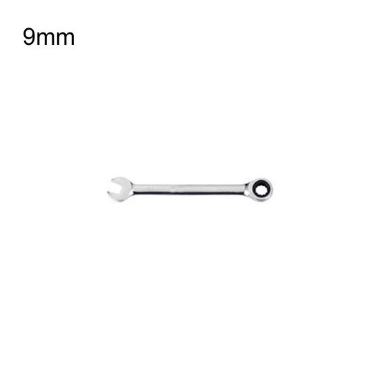 8mm-19mm Reversible Ratchet Wrench Durable Ratcheting Spanner Nut Hand Tool