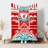 1pc Blanket - Liverpool FC Logo Print Design, Lightweight Blanket for Sofa, Bed- Soft &Warm, Gift for All Seasons