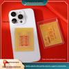 999 Pure Gold Wealth Attraction Gourd Phone Sticker – Gold Eight Directions Card