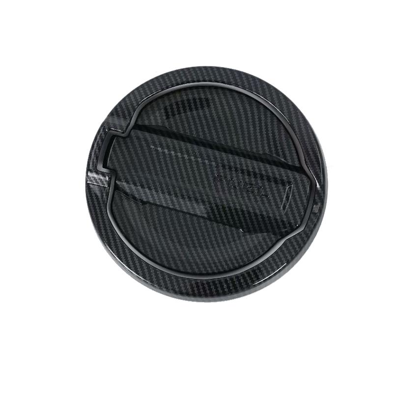 For Jeep Wrangler JL 2018 ABS Chrome or Carbon Fiber Look Car Styling Tank Fuel Gas Diesel Oil Cap Cover Trim Accessories