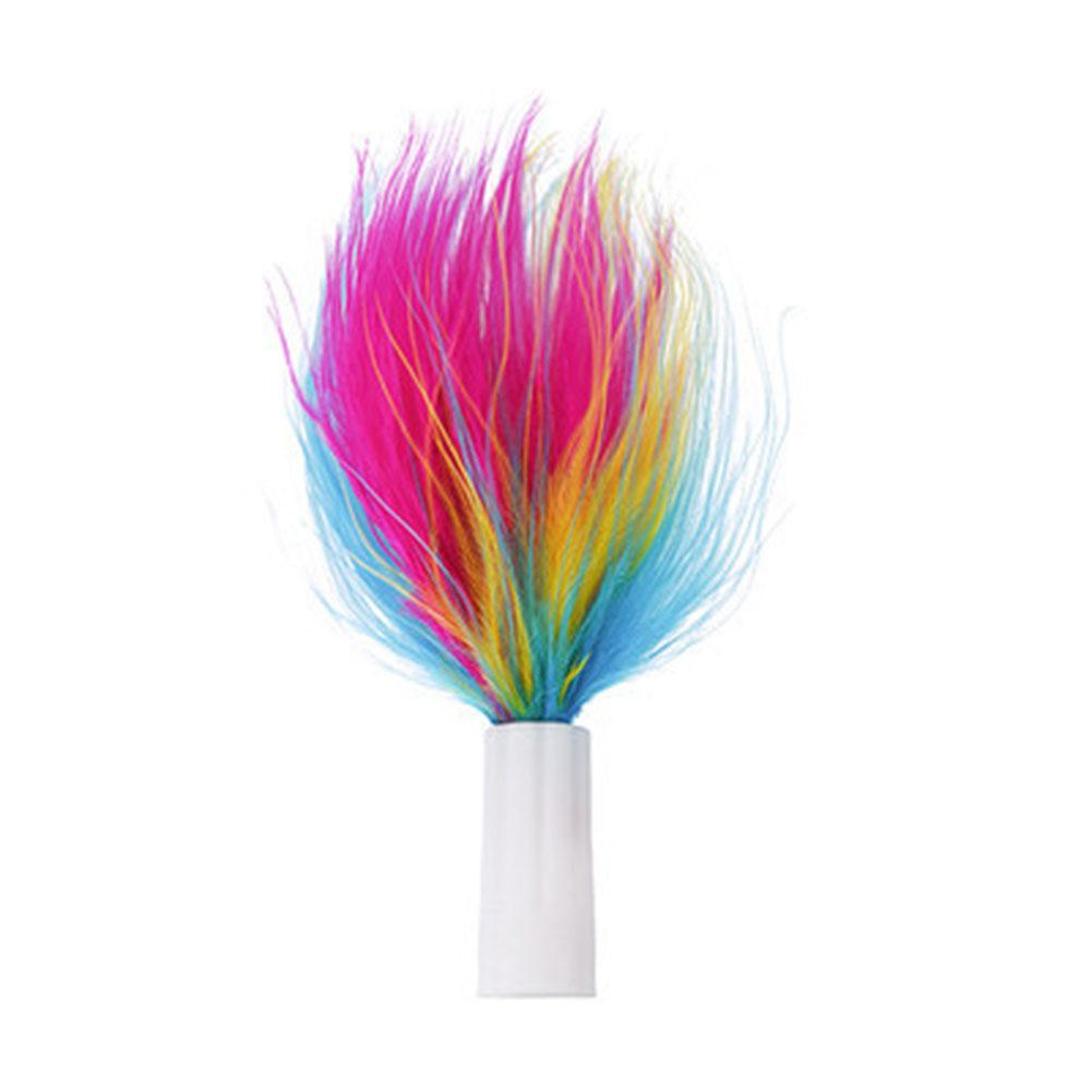 3 Pcs Auto Stick Feathers Replacement Head Kitten Cat Feather Toys Assortments Replacement Teaser Funny Exercise for Cats