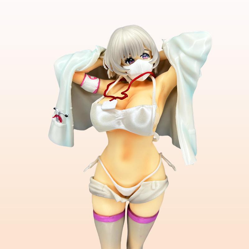 27cm Creators Collection Anime Hotvenus Krankenschwester Hoshikawa Chigusa Sexy Girl PVC Actionfigur Sammlermodell Spielzeug