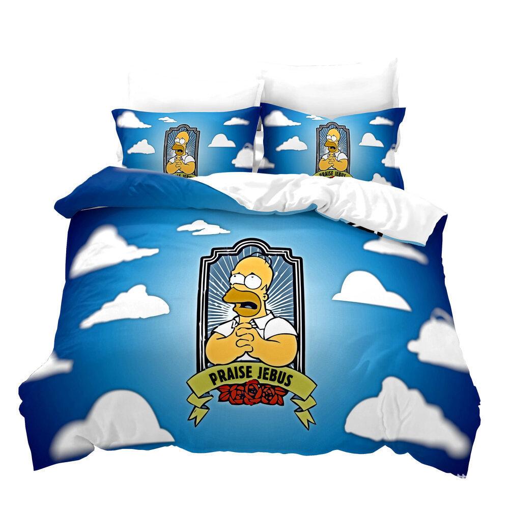 Thickened Kit 3D Digital Printing Quilt Cover Sheet Three-Piece Factory