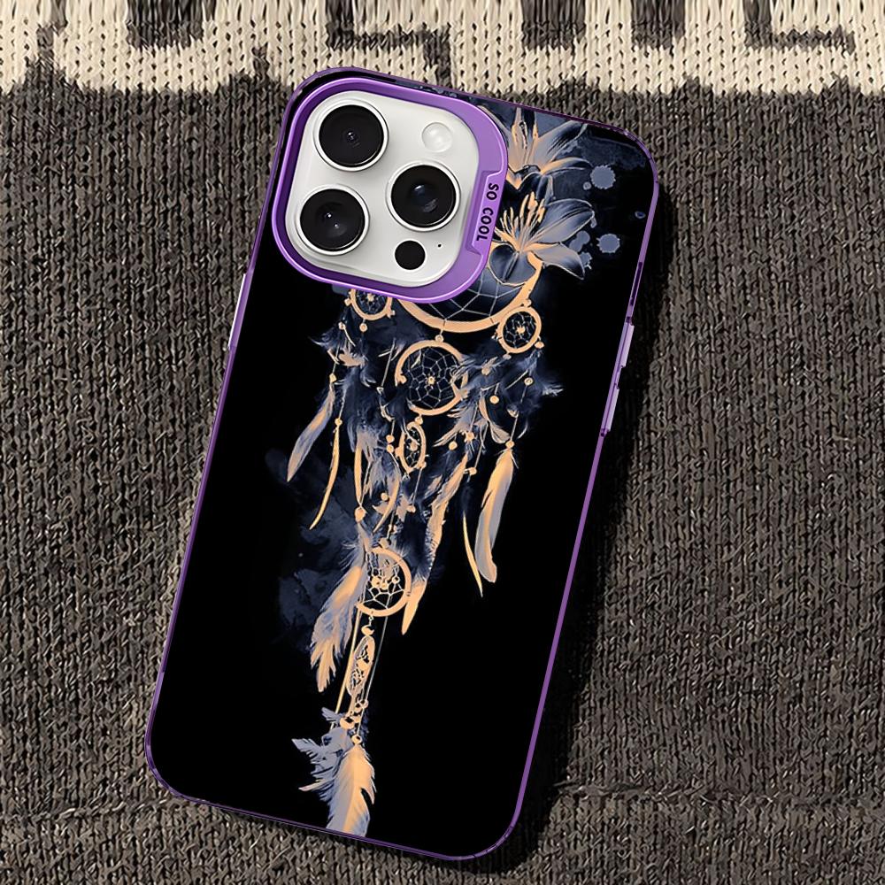 Dreamcatcher Phone Case For iPhone 16 15 14 13 12 11 Pro Max X XR XSMAX 8 7 Plus Matte Shockproof Back Cover