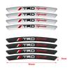 4 Stück Aluminium Auto Emblem Styling Radnaben Felgen Dekor 3D Aufkleber Für Toyota TRD RAV4 Corolla Chr Avensis Yaris Camry Racing Crown