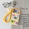 Lustiges 3D-Cartoon-Tamagotchi-Handgelenkschlaufe-Hülle Für iPhone 12 13 14 15 16 Plus 17 Pro Max Weiches Silikon Stoßfestes Rückseitige Abdeckung