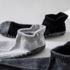 Men's Breathable Cotton Sports Socks - Sweat-Absorbent Mesh for Running, Basketball, and Badminton.