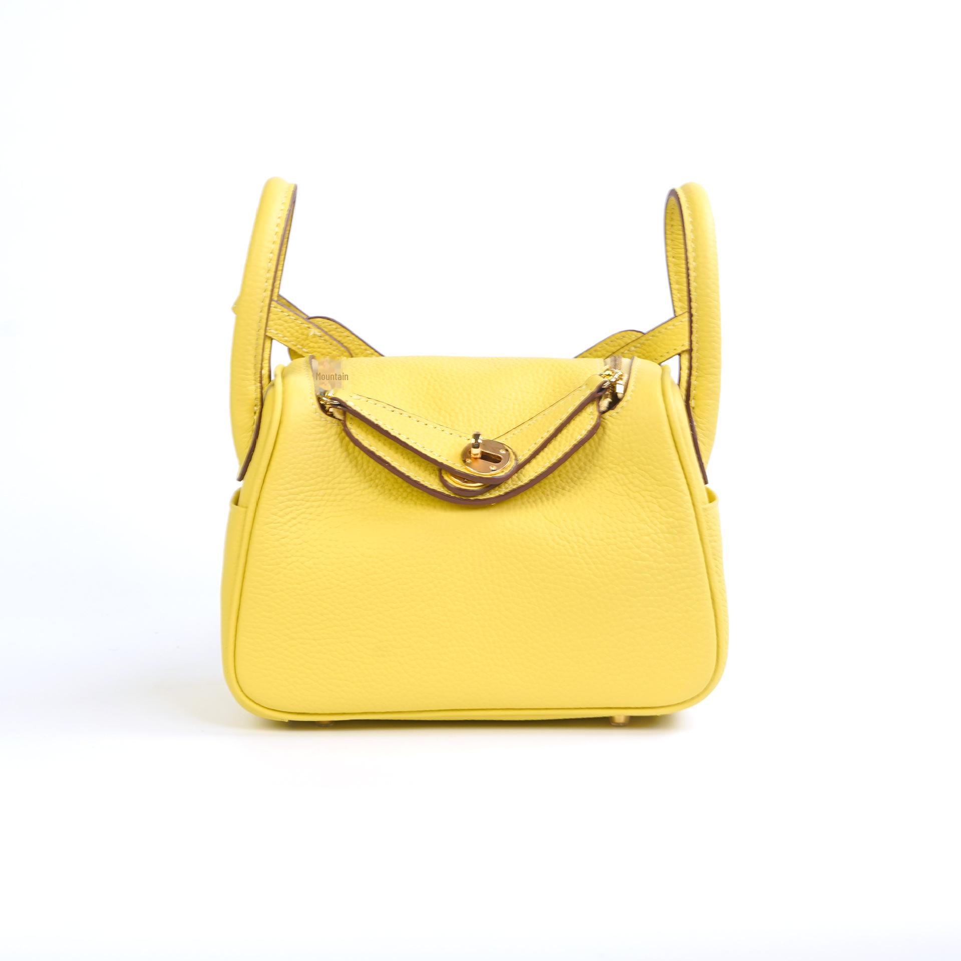 

2025 Жіноча Універсальна Сумка-подушка Lindy з коров ячої шкіри через плече Small: L19*W10*H12cm (Long Strap)