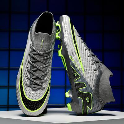 Men's Soccer Shoes Large Size Ultralight Football Boots Boys Sneakers Non-Slip AG/TF Soccer Cleats Ankle Boots Unisex