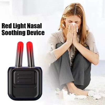 Dispositivo Smart a Luce Infrarossa per Massaggio Nasale Fototerapia per Migliorare la Ventilazione Nasale Sollievo Prurito Nasale Dispositivo Lenitivo Portatile Ricaricabile