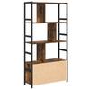 Bookshelf 80 x 30 x 155.5 cm Engineered Wood Smoked Oak