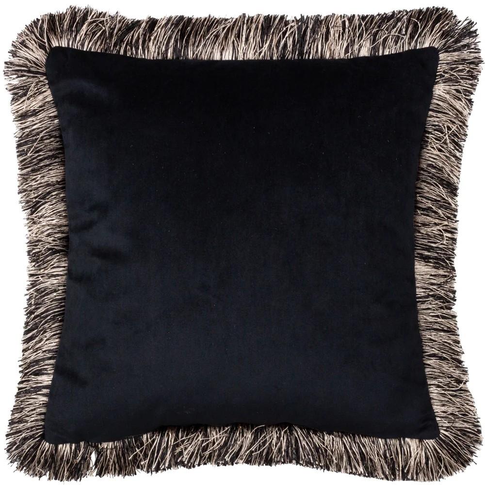 Furn Wildcat Fringed Velvet Tiger Cushion Cover