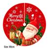 Creative Cartoon Print Christmas Tree Skirt - Festive Home & Party Decoration