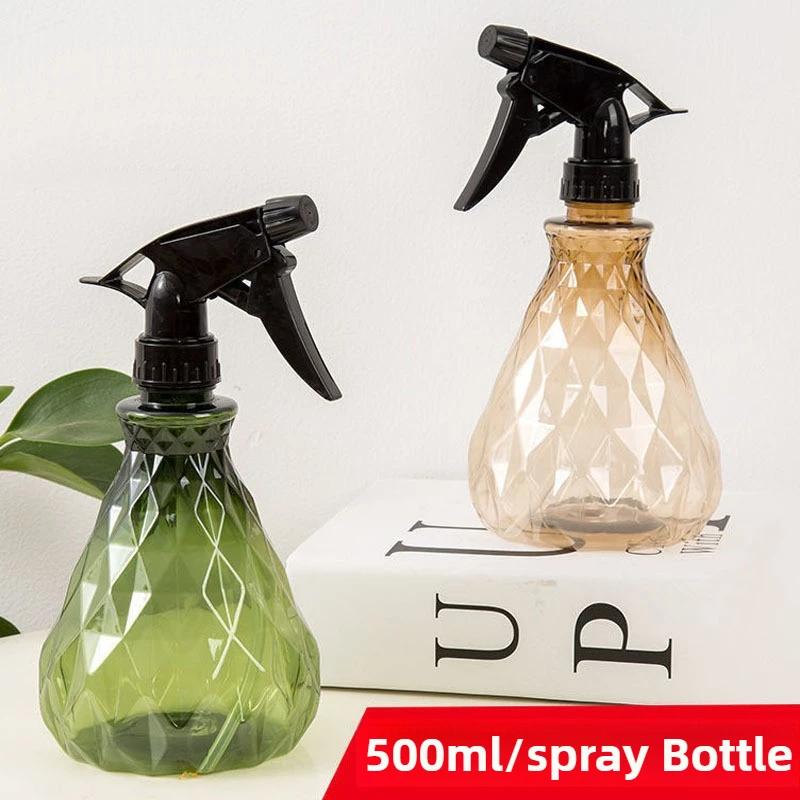 1PCS 500ML Spray Empty Bottles Refillable PET PET Bathroom Mist Sprayer Disinfection Water Container Watering Gardening Supplies