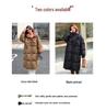 2026 Extra Thick Plus Size 300 Jin Long Down Jacket for Women - Loose Fit, Fat MM, Commuting Style
