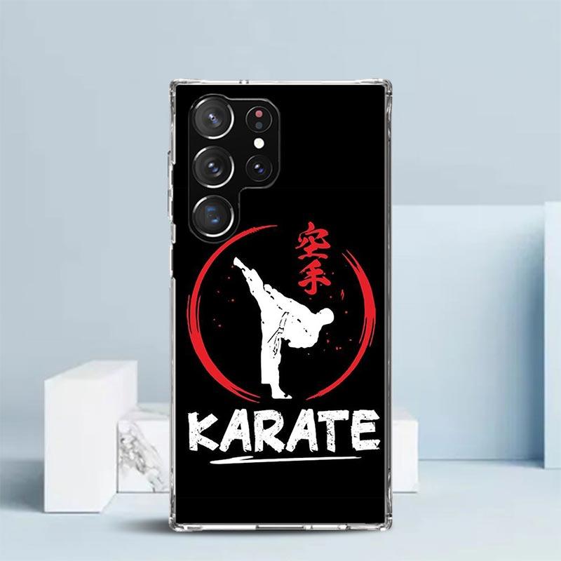Oyama Kyokushin Karate Phone Case For Samsung Galaxy S24 S25 Edge S26 Ultra S22 S23 Plus S21 + S20 FE Soft TPU Back Cover Galaxy