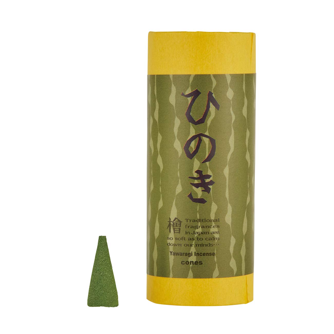 Incense Made on Awaji Japanese Incense that Evokes the Seasons Calming Woody Hinoki Cypress 10 Incense Sticks with Approximately 20 Minutes of Burning