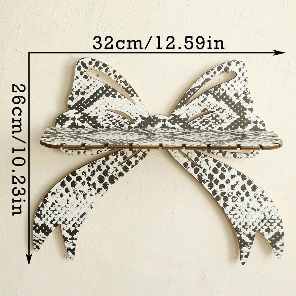 Snake Patterned Hanging Decoration Rack Wooden Wall Display Stand  Home Decoration