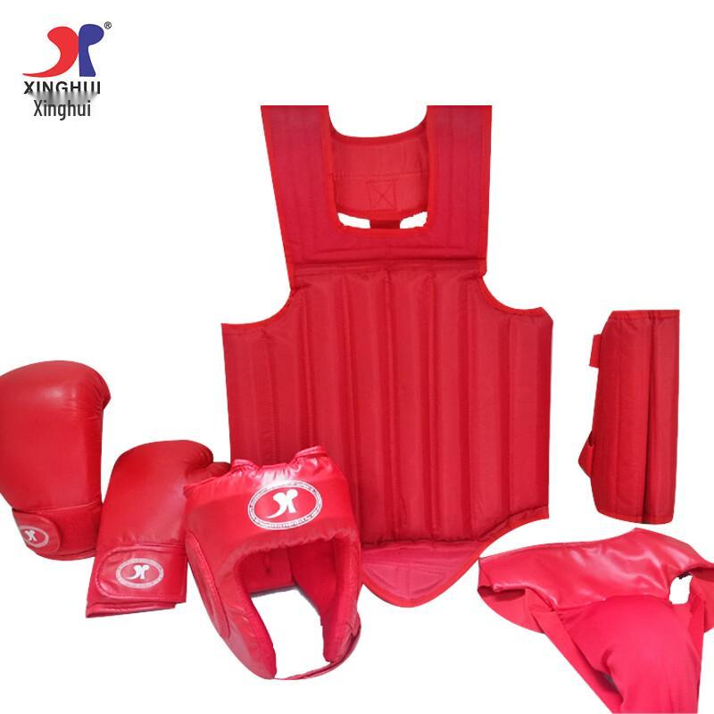 XINGHUI XH007 Sanda Boxing Combat Training Protective Gear Set