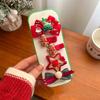 Bow Christmas Hairpin Resin Xmas Barrettes Exquisite Christmas Hair Clip Set  Christmas Gifts