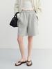 Deonseuteu Unisex Pigment Relaxed Beach Shorts_Udpa6B123_Melange Gray