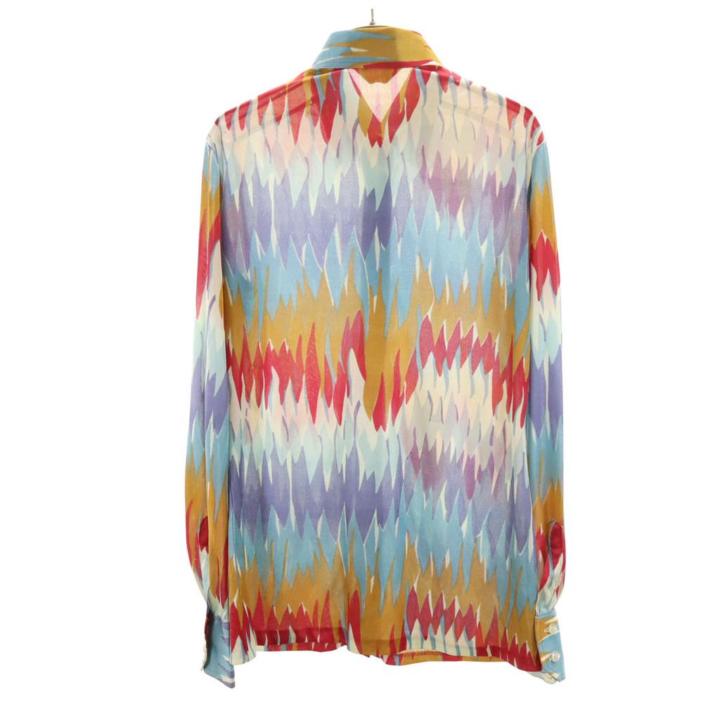 Elles Belles 70s Vintage Overall Handle Long Sleeve Shirt 13/14 Multi Women Used