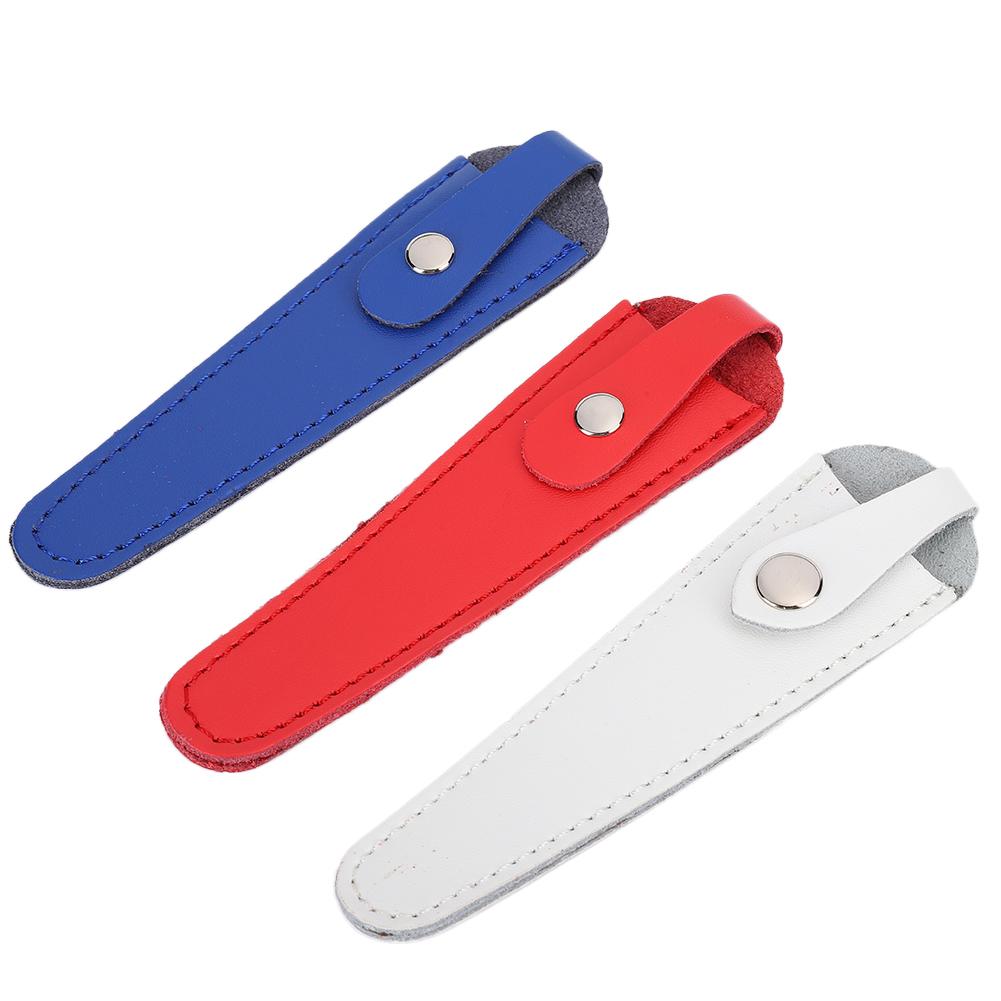 3pcs Professional Portable Hair Salon Scissors Bag PU Leather Hairdressing Scissors Sheath